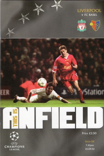 Match programme